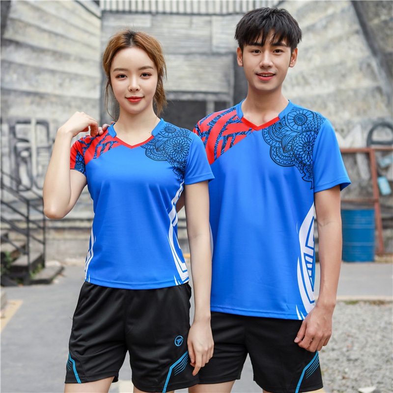 Table Tennis Uniform - جديد تينيس قميص الرجال/النساء ، الريشة