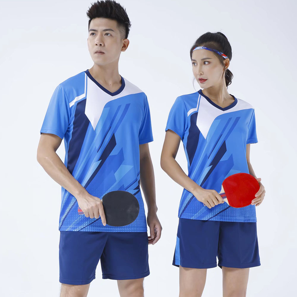 Table Tennis Uniform - تنس الطاولة جيرسي مجموعات للرجال والنساء
