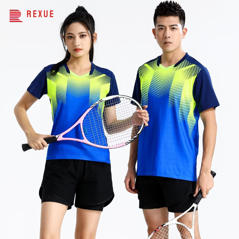 Table Tennis Graphics - تي شيرت رياضي بتصميم ثلاثي الأبعاد