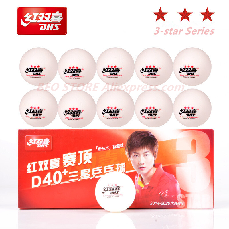 Table Tennis Balls - DHS 3 نجوم D40 + تنس