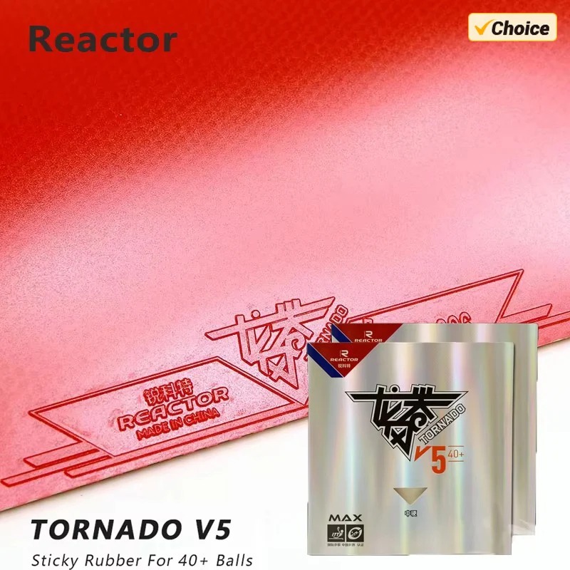 Table Tennis Game - مطاط تنس الطاولة REACTOR Tornado V5