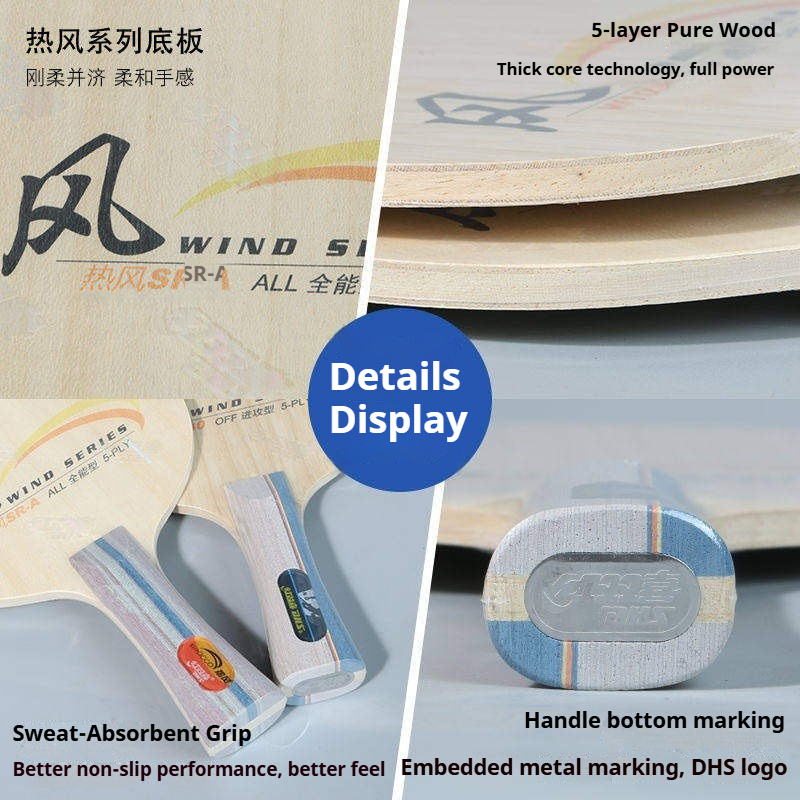 مضرب تنس طاولة من سلسلة DHS WI - مراجعة Table Tennis Paddles وسعره