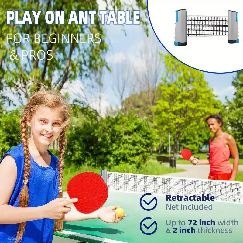شبكة تنس الطاولة المحمولة القا - مراجعة Table Tennis Online وسعره