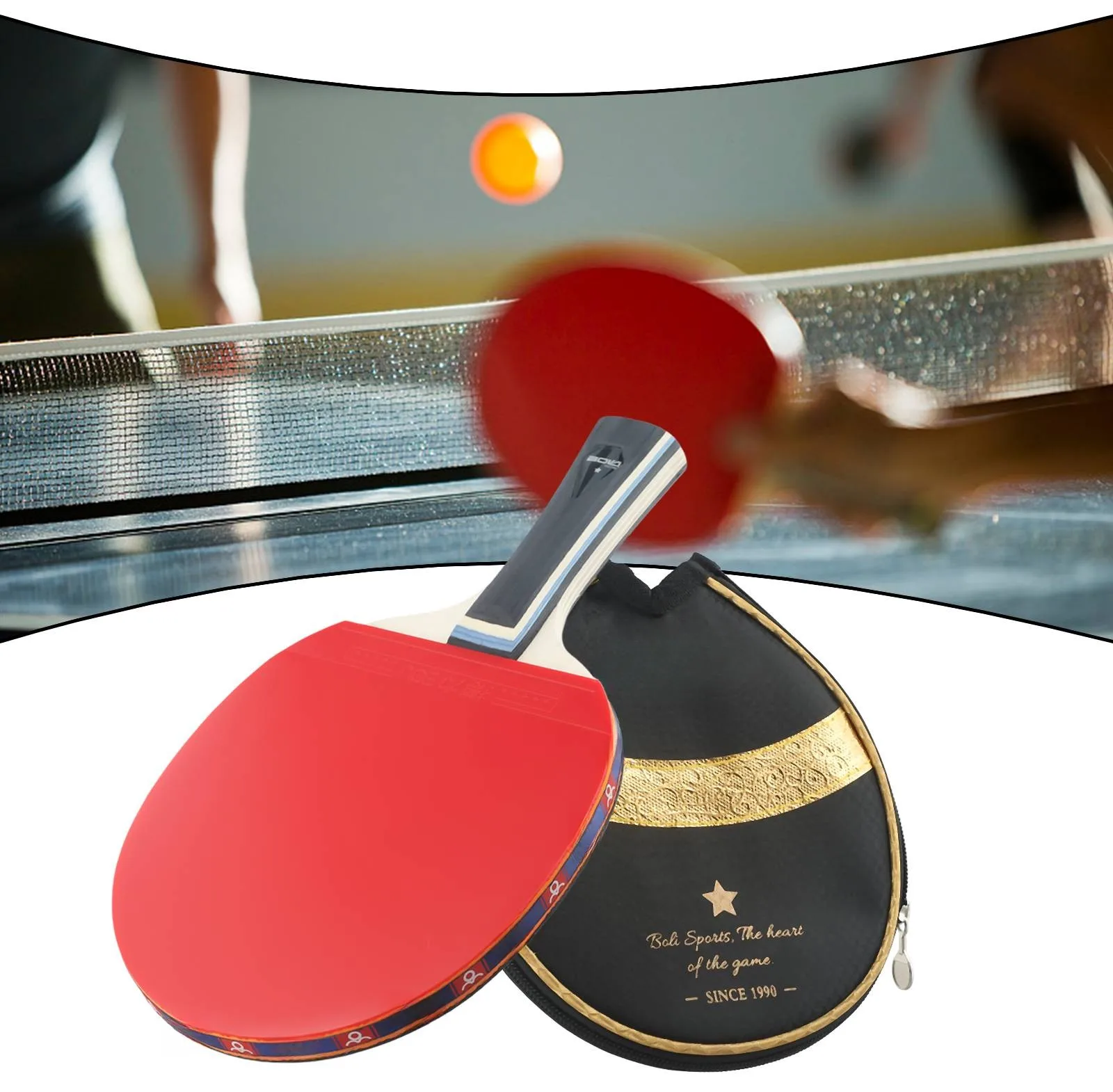 مضرب تنس طاولة بات، خشب + مطاط - مراجعة Table Tennis Pc وسعره
