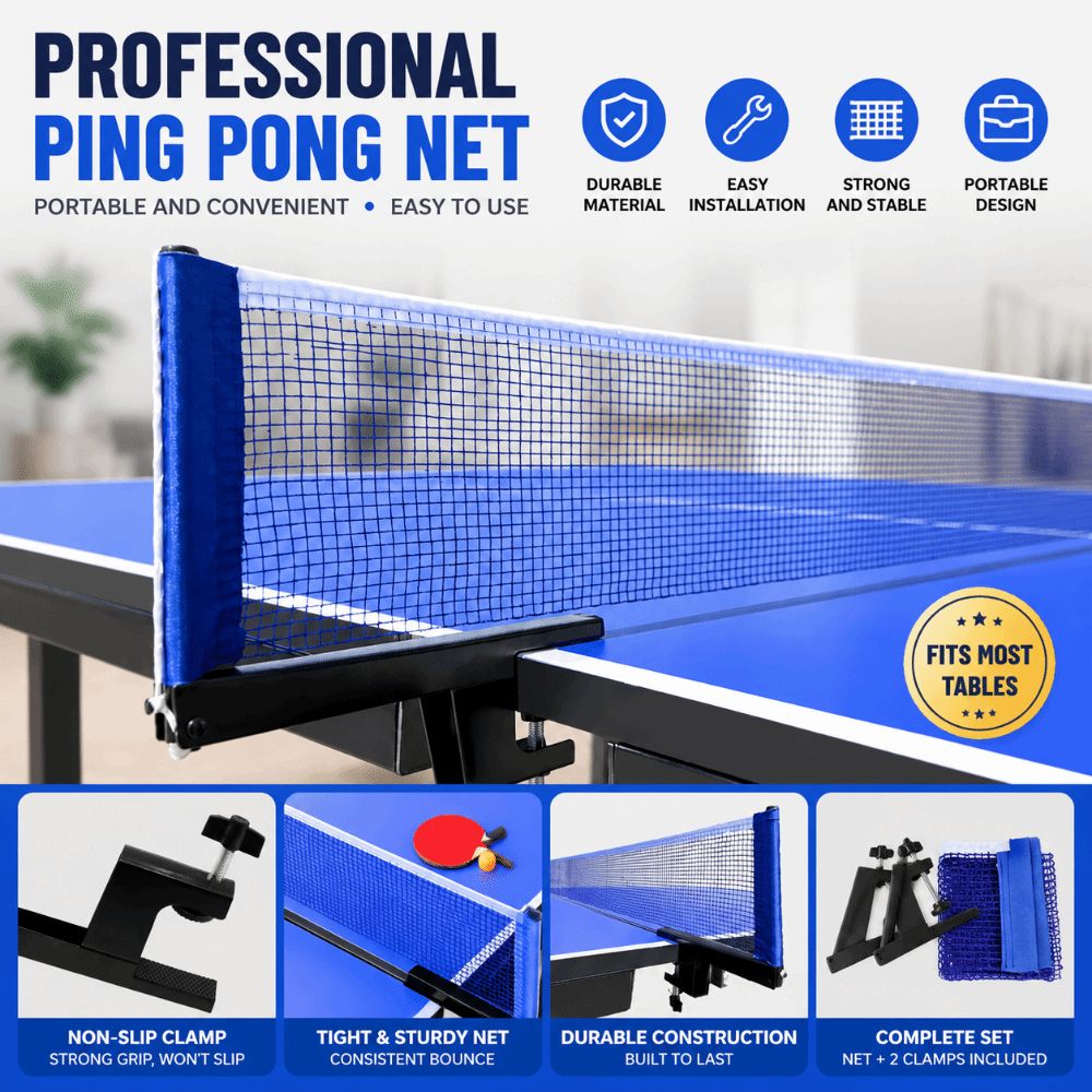 شبكة تنس طاولة قياسية قابلة لل - مراجعة Table Tennis Online وسعره