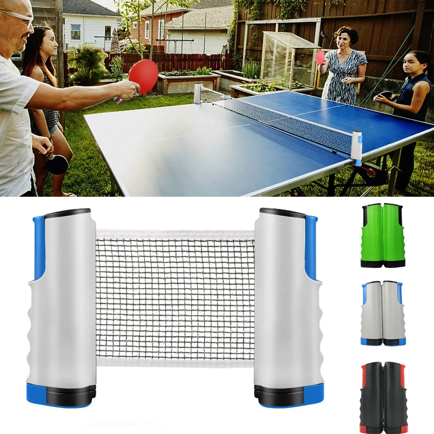 شبكة تنس طاولة قابلة للسحب، رف - مراجعة Table Tennis Pc وسعره