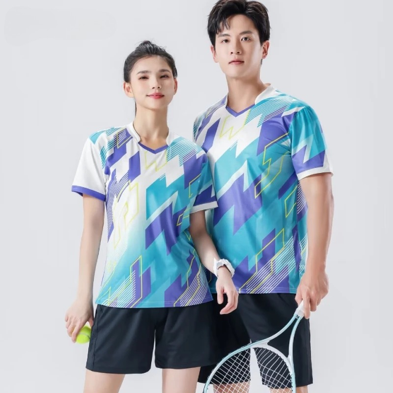 جديد الرجال تي شيرت النساء الت - مراجعة Table Tennis Uniform وسعره