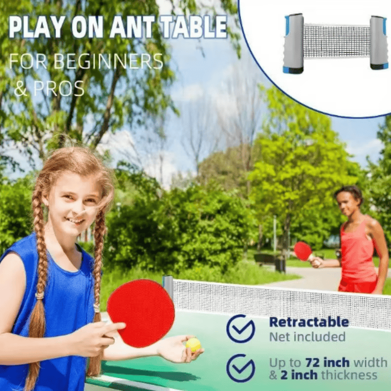 شبكة تنس طاولة قابلة للطي في أ - مراجعة Table Tennis Online وسعره