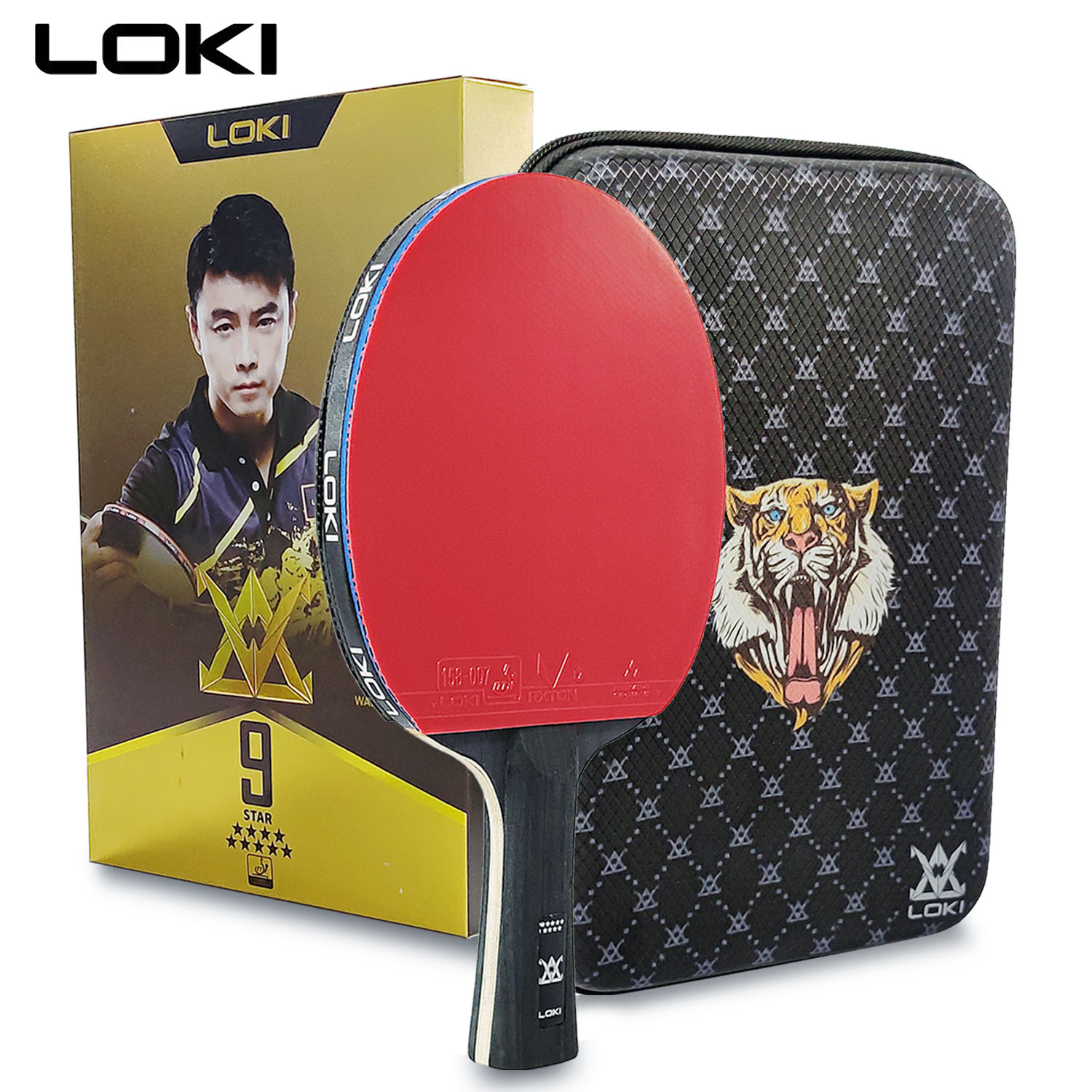 مضرب تنس طاولة LOKI 9 نجوم احت - مراجعة Table Tennis Eleven وسعره