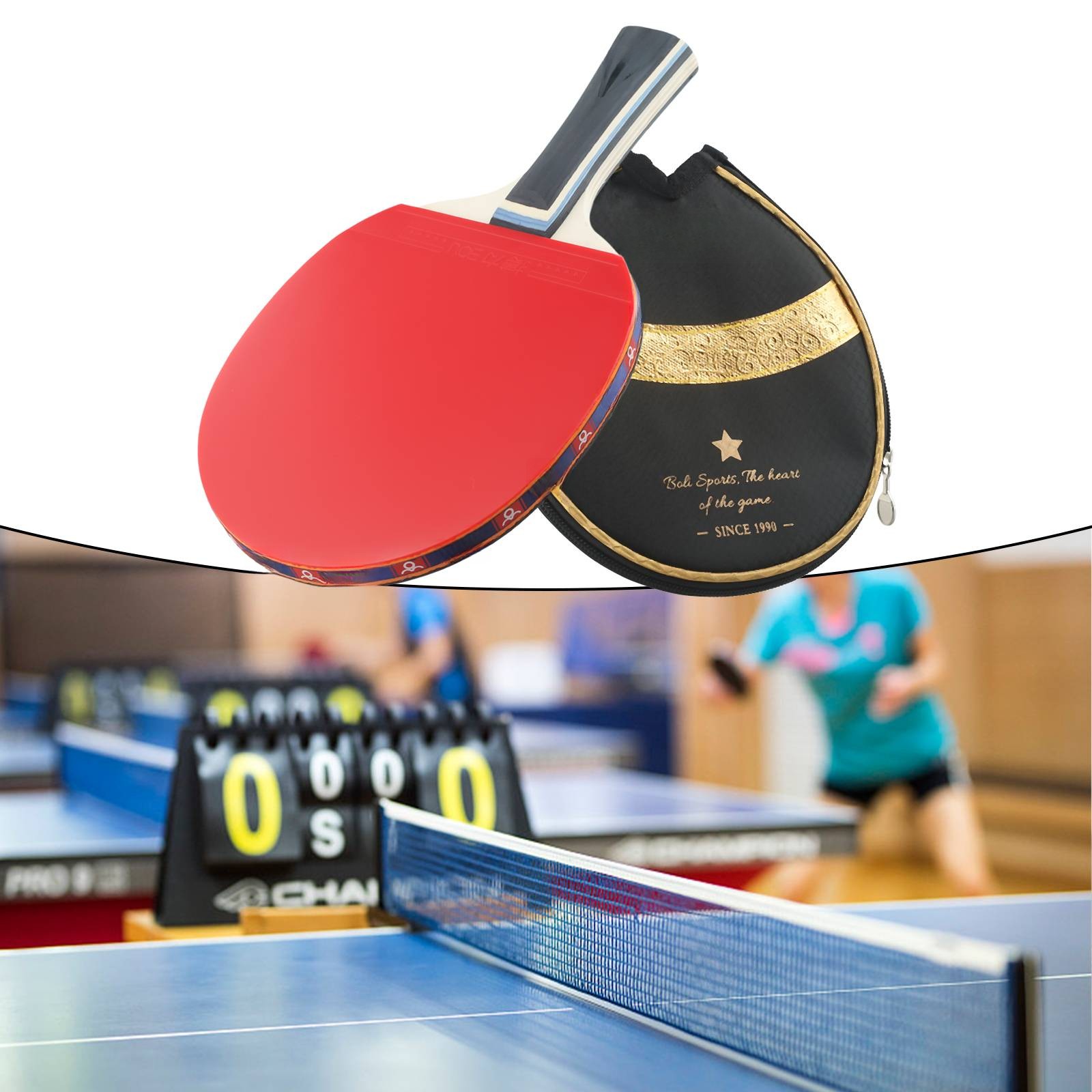 مضرب تنس طاولة خشبي 7 طبقات، أ - مراجعة Table Tennis Pc وسعره