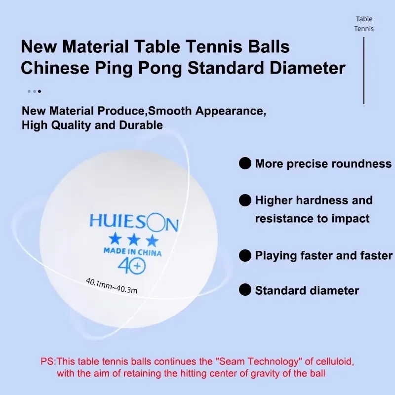 100 قطعة Huieson الأزرق شعار ك - مراجعة Table Tennis Pc وسعره