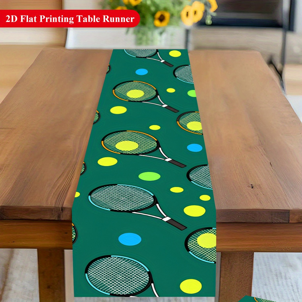 مفرش طاولة بنمط كرة التنس والم - مراجعة Table Tennis Live وسعره