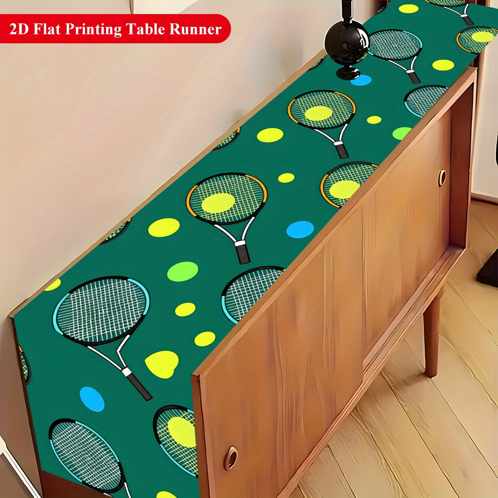 مفرش طاولة بنمط كرة التنس والم - مراجعة Table Tennis Live وسعره